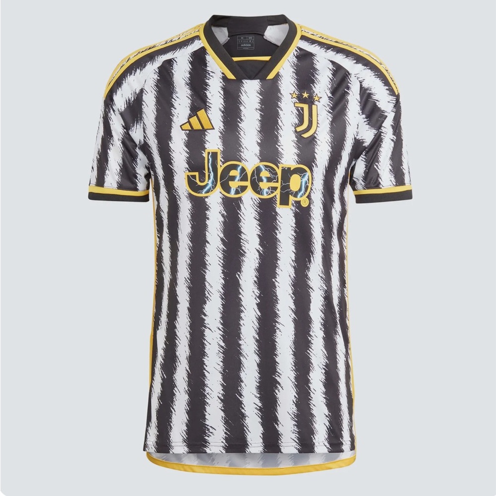 Adidas 2023-24 Juventus Men's Stadium Home Jersey